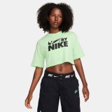 NIKE W NSW CROP TEE GLS FZ4635-376 Lime Image 