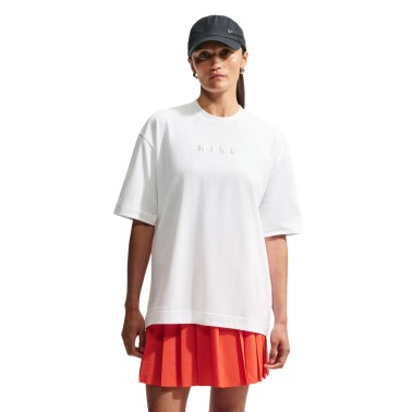 Γυναικεία Κοντομάνικη Μπλούζα Λευκή - Nike Sportswear 