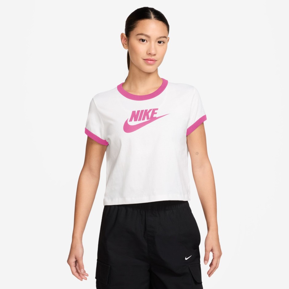 NIKE W NSW SS RINGER TEE VNTG RUN IF4072-101 White