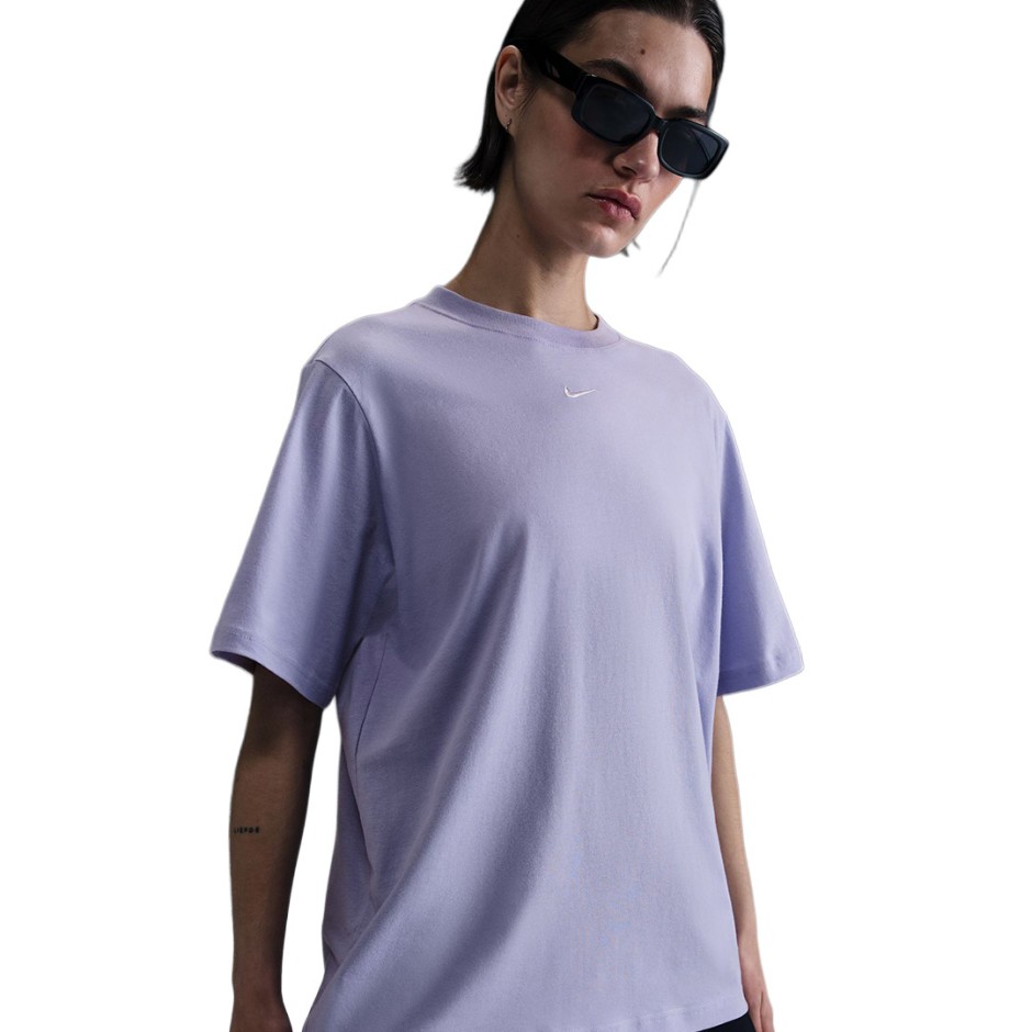 Γυναικεία Κοντομάνικη Μπλούζα Λιλά - Nike Sportswear Essential