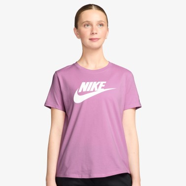 Γυναικεία Κοντομάνικη Μπλούζα Λιλά - Nike Sportswear Essentials