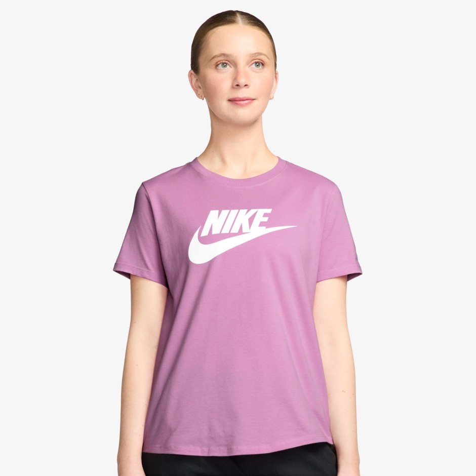 Γυναικεία Κοντομάνικη Μπλούζα Λιλά - Nike Sportswear Essentials