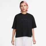 Γυναικεία Κοντομάνικη Μπλούζα Μαύρη - Nike Sportswear Εικόνα 