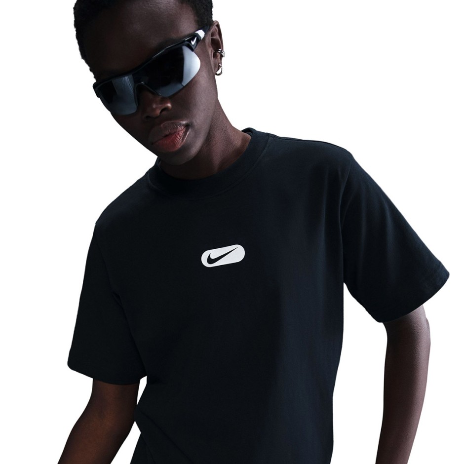 Γυναικεία Κοντομάνικη Μπλούζα Μαύρη - Nike Sportswear Club