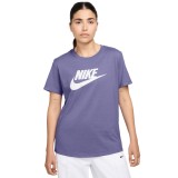 Γυναικεία Κοντομάνικη Μπλούζα Μωβ - Nike Sportswear Essentials Εικόνα 