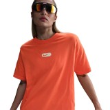 Γυναικεία Κοντομάνικη Μπλούζα Πορτοκαλί - Nike Sportswear Club Εικόνα 