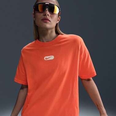 Γυναικεία Κοντομάνικη Μπλούζα Πορτοκαλί - Nike Sportswear Club