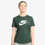 Γυναικεία Κοντομάνικη Μπλούζα Πράσινη - Nike Sportswear Essentials Εικόνα 