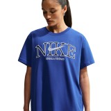 Women's T-Shirt Royal Blue - Nike Sportswear Classic Image 