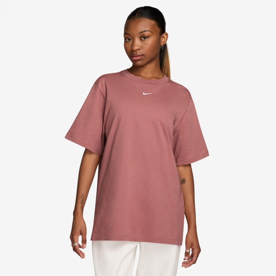 Γυναικεία Κοντομάνικη Μπλούζα Σομόν - Nike Sportswear Essential