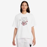 NIKE W NSW TEE OC 1 BOXY VDAY FQ8870-100 White Image 