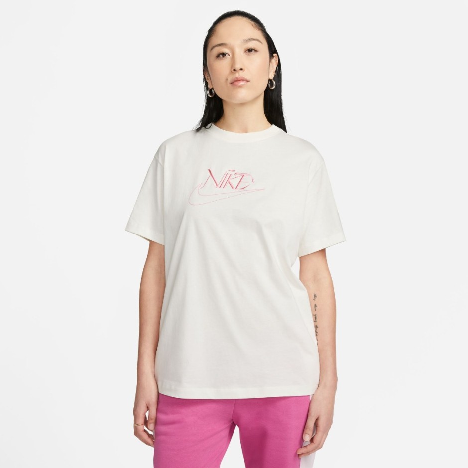 NIKE W NSW TEE OC 2 BF FB8203-133 Ecru