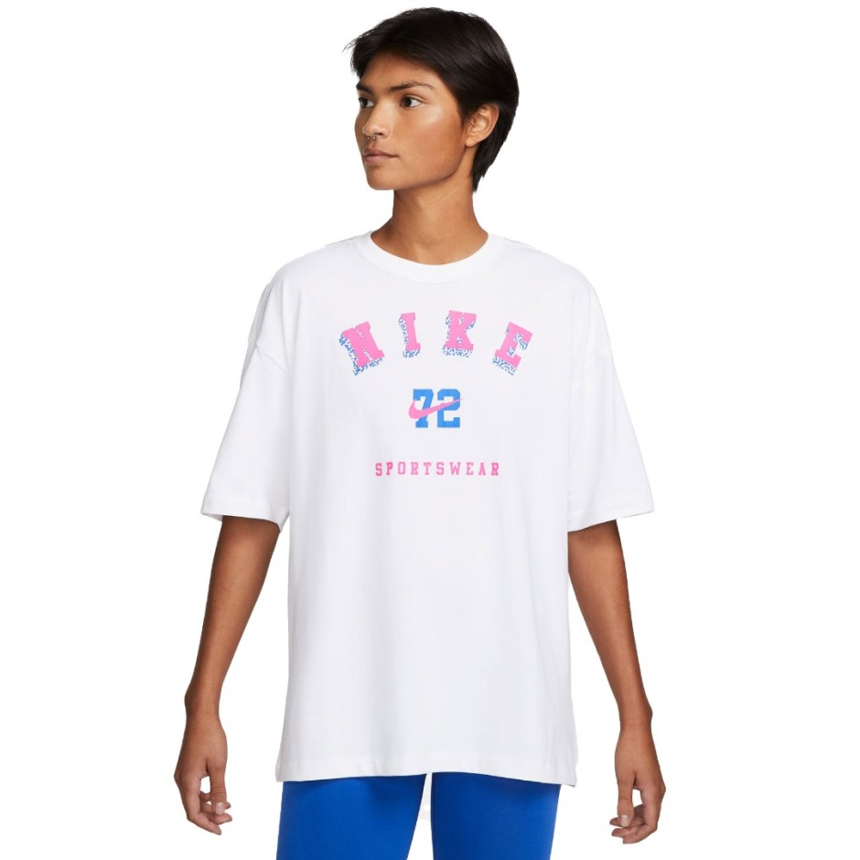 NIKE W NSW TEE OC 1 SS OS DX7922-100 White