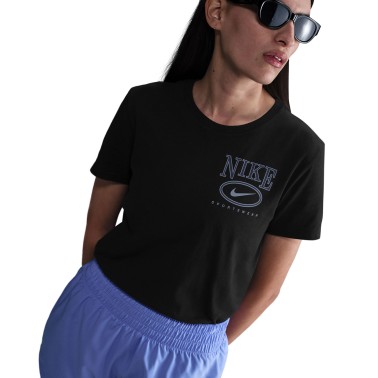 NIKE W NSW CLUB SS TEE CC IB2447-010 Μαύρο