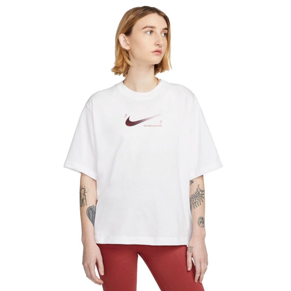 NIKE W NSW TEE OC 1 SS OS DX7932-100 White
