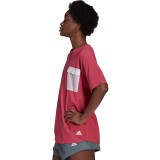 adidas Performance W Q2SP T-SHIRT GJ5550 Φούξια Εικόνα 3