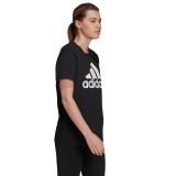 adidas Performance ESSENTIALS LOGO BOYFRIEND TEE GL0781 Μαύρο