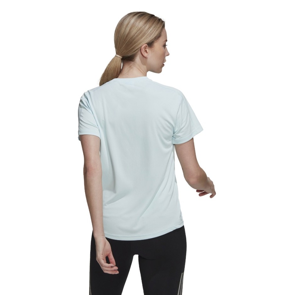 Γυναικεία Κοντομάνικη Μπλούζα για Τρέξιμο adidas Performance RUN IT TEE W Σιελ 