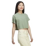 adidas Sportswear W LNG LW FT TEE HZ1607 Green Image 3