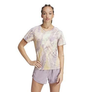 Γυναικεία Κοντομάνικη Μπλούζα για Τρέξιμο Μωβ - adidas Performance Move For The Planet Airchill