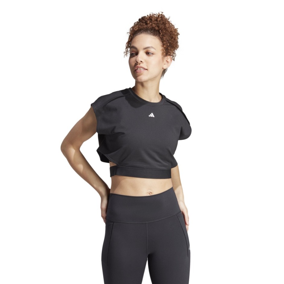 adidas Performance POWER CROP T IA1034 Black