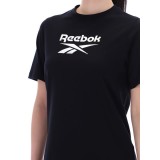Reebok METALLIC LOGO T-SHIRT 100241364 Black Image 2