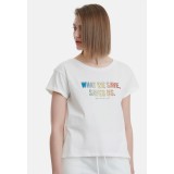 FUNKY BUDDHA FBL00115804-OFF WHITE Λευκό Εικόνα 1