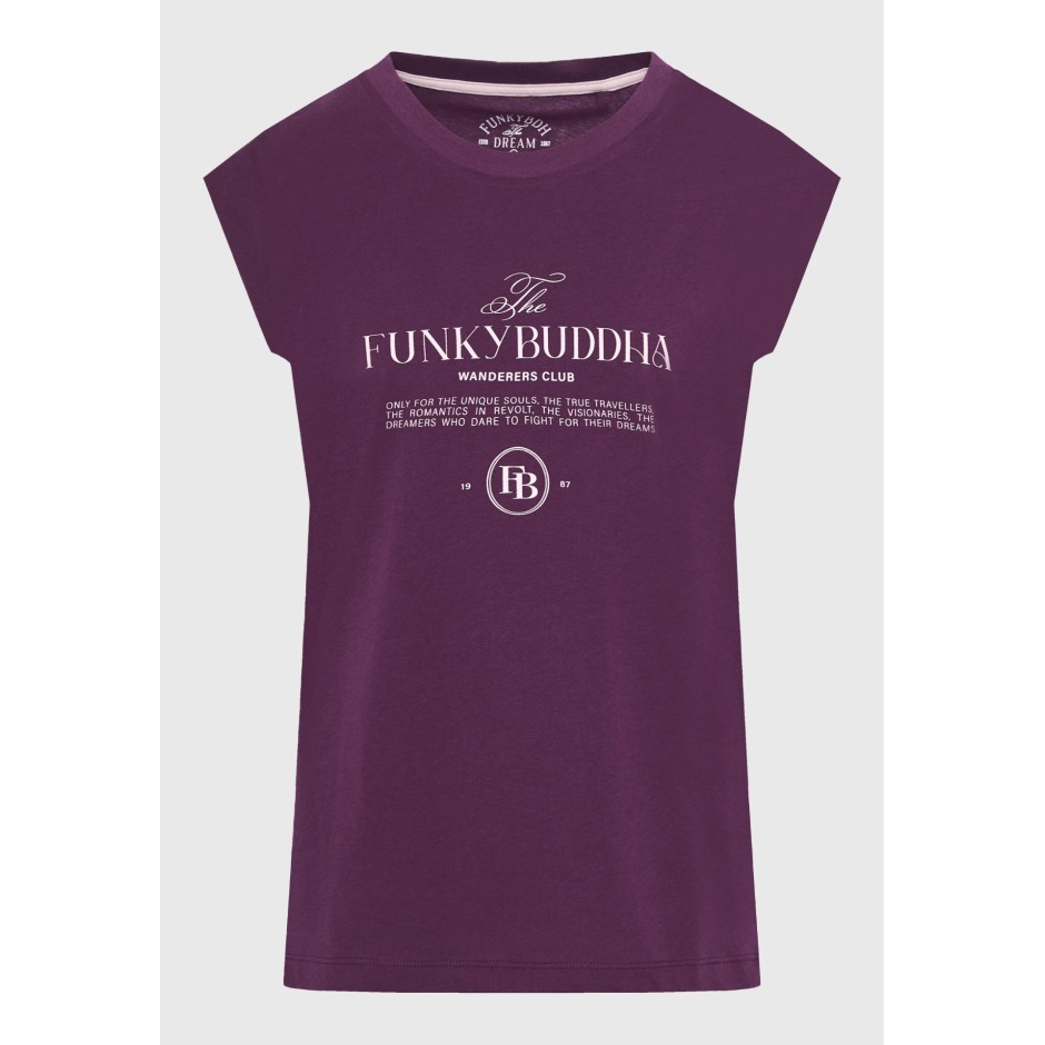 FUNKY BUDDHA FBL011-176-04-PLUM Μωβ