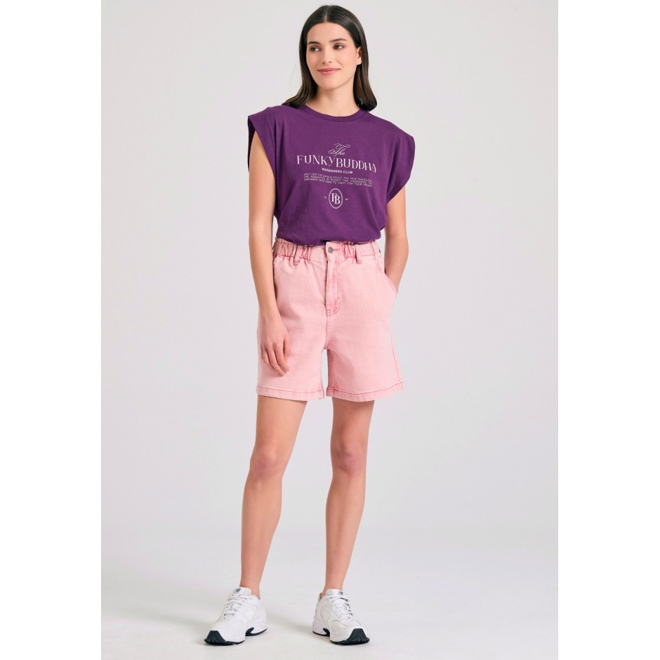 FUNKY BUDDHA FBL011-176-04-PLUM Μωβ
