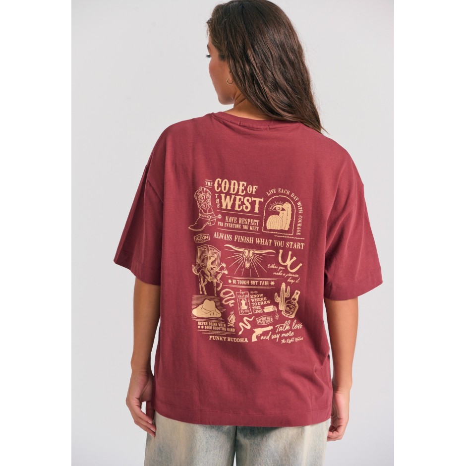 FUNKY BUDDHA FBL012-107-04-MAROON Βordeaux