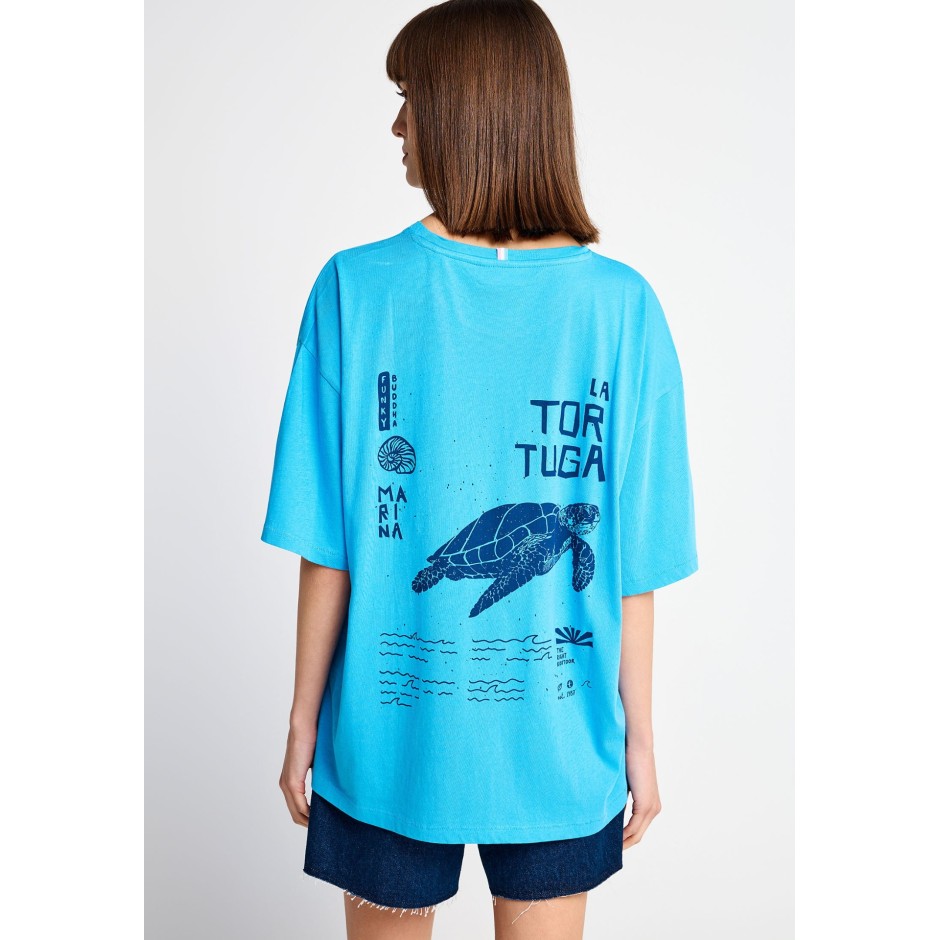 FUNKY BUDDHA  FBL013-141-04-AZURE BLUE Μπλέ