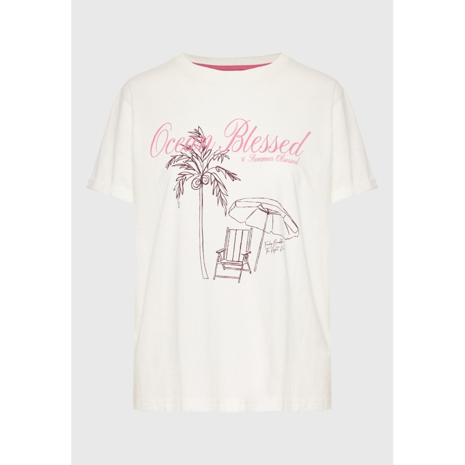 FUNKY BUDDHA  FBL013-142-04-OFF WHITE Εκρού