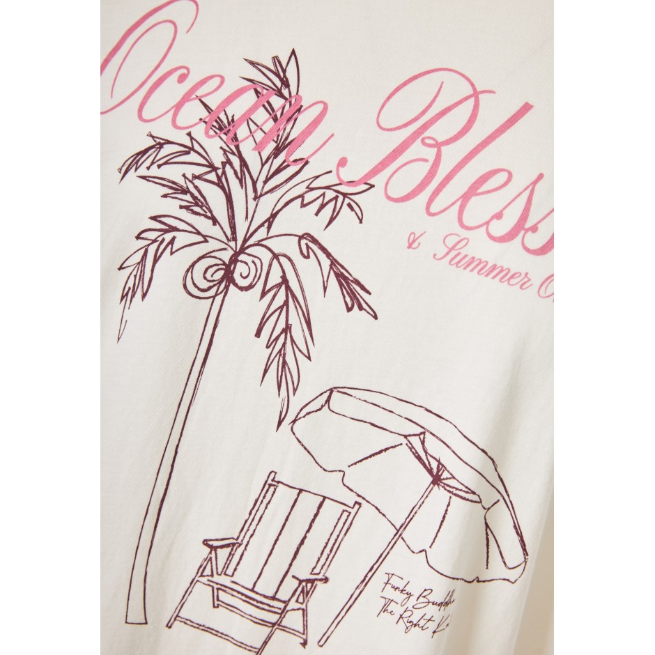 FUNKY BUDDHA  FBL013-142-04-OFF WHITE Εκρού