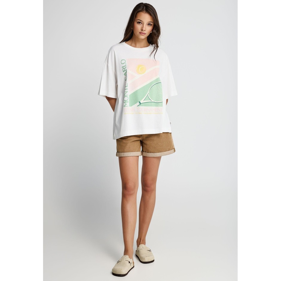 FUNKY BUDDHA  FBL013-162-04-OFF WHITE Εκρού