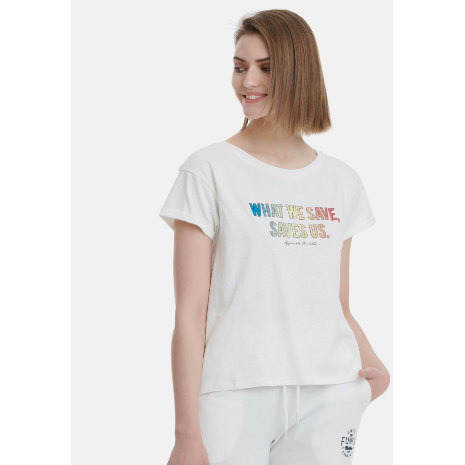FUNKY BUDDHA FBL00115804-OFF WHITE Λευκό
