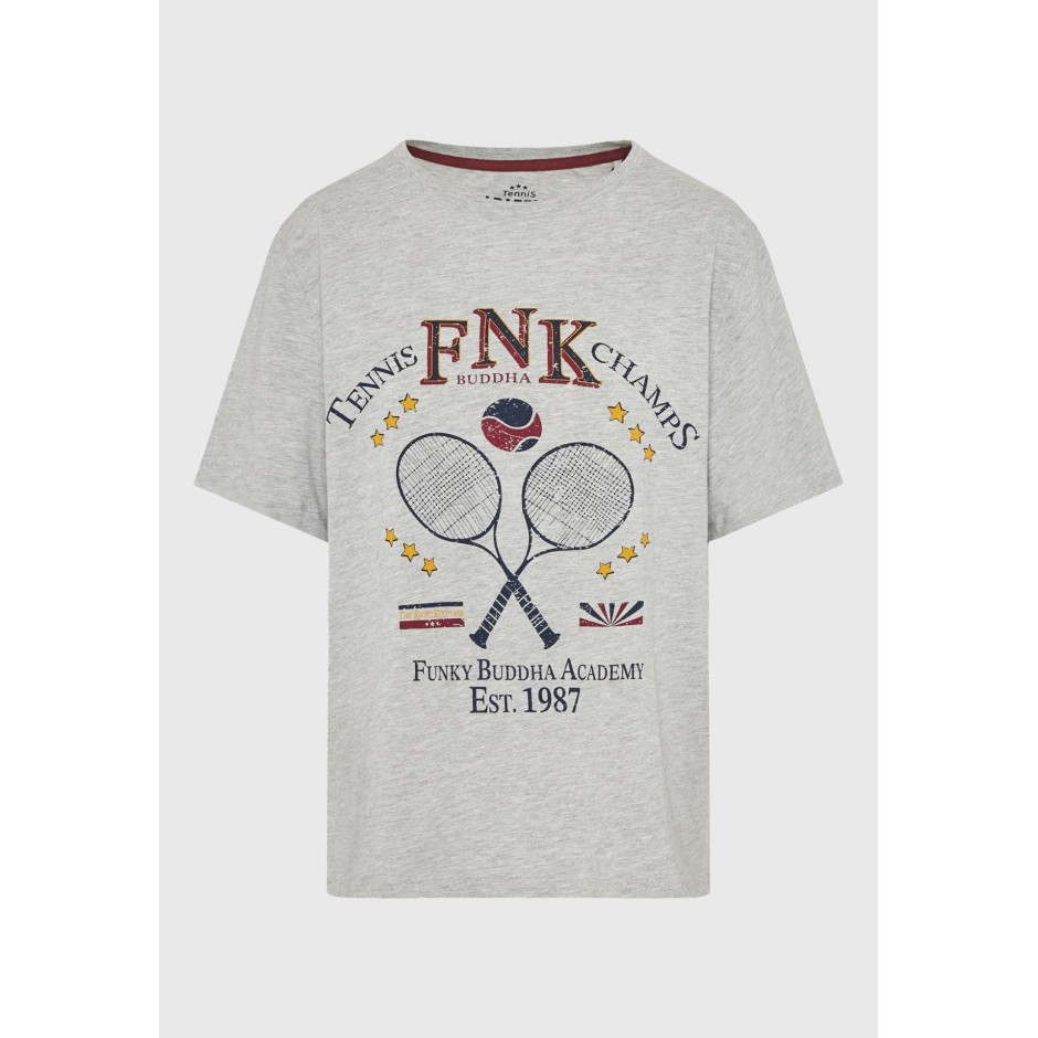 FUNKY BUDDHA FBL012-106-04-GREY MEL Γκρί
