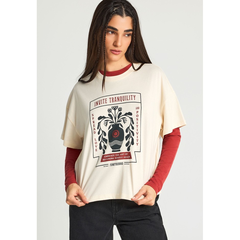 FUNKY BUDDHA  FBL013-121-04-CHALK ΡΟΖ