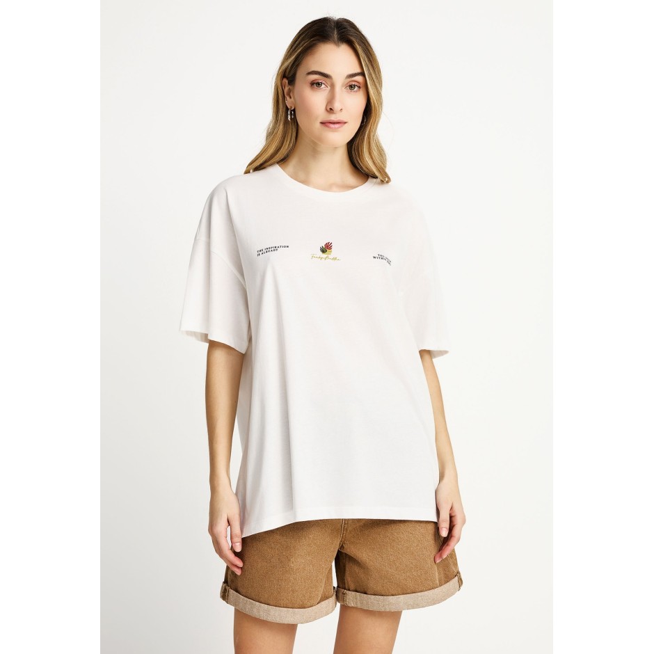 FUNKY BUDDHA  FBL013-125-04-OFF WHITE Εκρού