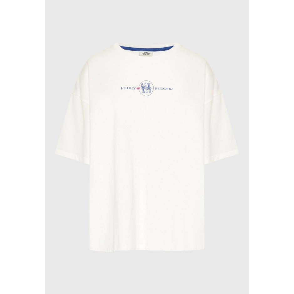 FUNKY BUDDHA  FBL013-139-04-OFF WHITE Εκρού