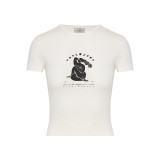 Women's T-Shirt Ecru - Funky Buddha Image 