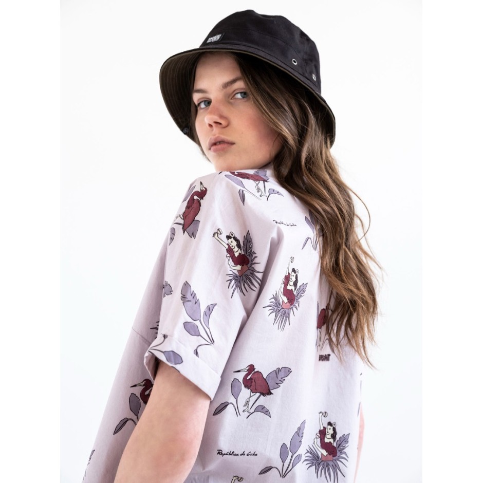 BASEHIT WOMEN'S S/S SHIRT 201.BW61.10-PR 187 ROSE Pink