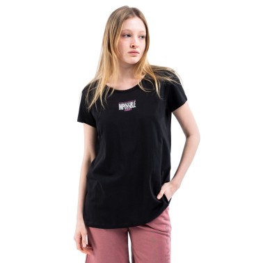 Γυναικεία Κοντομάνικη Μπλούζα Μαύρη - Target