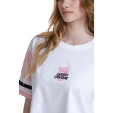 Γυναικεία Κοντομάνικη Μπλούζα Λευκή - Target Queen Εικόνα 1