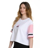 Γυναικεία Κοντομάνικη Μπλούζα Λευκή - Target Queen Εικόνα 2