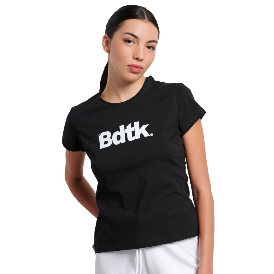 Γυναικεία Κοντομάνικη Μπλούζα BODYTALK Μαύρο 1222-900028-00100 
