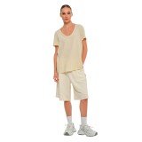BODYTALK FLOW CROP TOP 1261-907528-00214 Εκρού Εικόνα 2