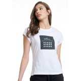 BODYTALK BDTKW SLIM TSHIRT 1211-907328-00200 Λευκό Εικόνα 