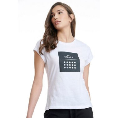BODYTALK BDTKW SLIM TSHIRT 1211-907328-00200 Λευκό