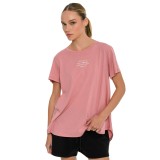 Γυναικεία Κοντομάνικη Μπλούζα Ροζ - Bodytalk Εικόνα 