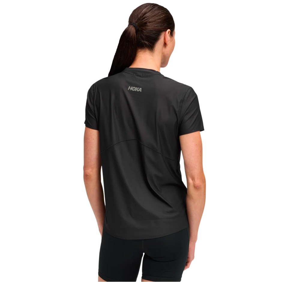 Γυναικεία Κοντομάνικη Μπλούζα Μαύρη - HOKA ONE ONE Airolite 2.0